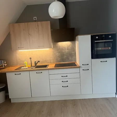 With Panoramic Views In Apartment Rostock