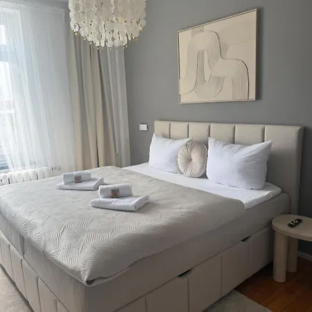 With Panoramic Views In Apartment Rostock