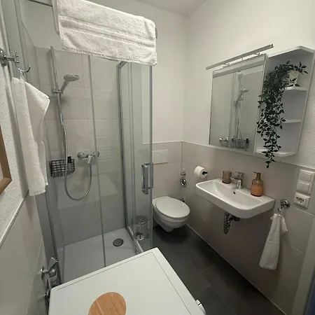 With Panoramic Views In Apartment Rostock
